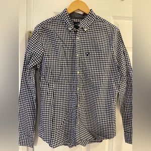 Blue Gingham Bottom Down from American Eagle size medium